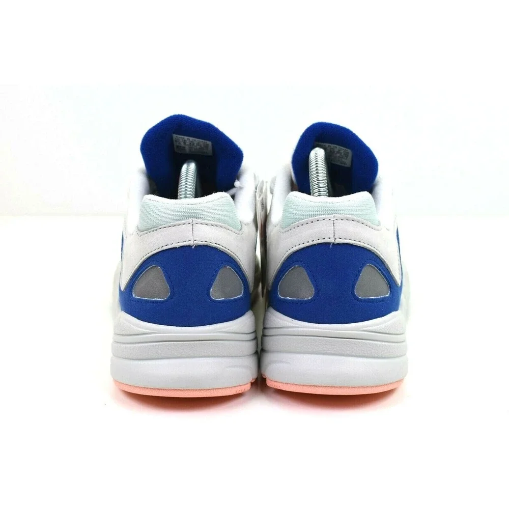 Adidas Yung-1 Men's Blue Light Coral Leather Athletic Sneaker Shoe Sz 8.5 BD7654